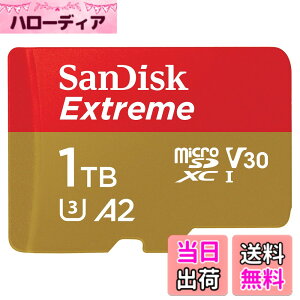 �y���������zSanDisk MicroSDXC UHS-I Card 1TB Extreme Ultra High Speed Type (Read Up to 190MB/s / Write Up to 130MB/s) SanDisk Extreme SDSQXAV-1T00-GN6MN