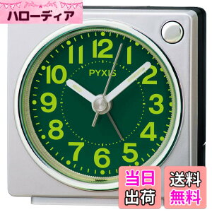 �y���������z�Z�C�R�[�N���b�N(Seiko Clock) �ڊo�܂����v �u�����v �A�i���O �W������������ ��F���^���b�N 65x64x38mm PYXIS �s�N�V�X NR450S