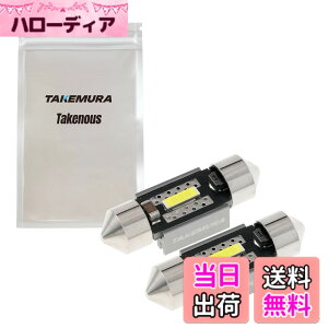 �y���������zTakenous �|������ T8x28mm ���[�������v �n�C�G�[�X ������ �ԓ��� 12v 24v led 2�Z�b�g (�z���C�g, T8x28mm)