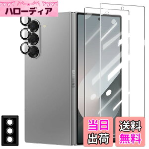 �y���������zKakuki For Galaxy Z Fold6 �K���X�t�B����*2�� + �J�����t�B����*1�Z�b�g �M�����N�V�[Z Fold6 SC-55E �ی�t�B���� ���Ɏq�f�ސ� �w��F�ؑΉ� �ϏՌ� �t���ی�t�B���� �w��h�~ �C�A�[��