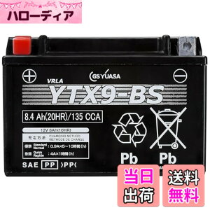 �y���������zGS���A�T YTX9-BS �V�[���h�^ �o�C�N�p�o�b�e���[ �y �W�[�G�X ���A�T �z
