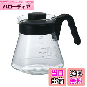 �y���������zHARIO(�n���I) V60 �R�[�q�[�T�[�o�[ ���p�e�� 700ml �u���b�N ���{�� VCS-02B