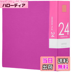�y���������z�o�b�t�@���[ BUFFALO CD&DVD�t�@�C���P�[�X �u�b�N�^�C�v 24�����[ �s���N BSCD01F24PK