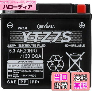 �y���������zGSYUASAVRLA(����َ��jYT/YTZ/YTX/GT�V���[�Y �o�C�N�p�V�[���h�^�o�b�e���[ YTZ7S