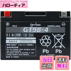 �y���������zGSYUASAVRLA(����َ��jYT/YTZ/YTX/GT�V���[�Y �o�C�N�p�V�[���h�^�o�b�e���[ GT9B-4