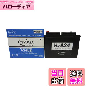 �y���������zGS YUASA [ �W�[�G�X���A�T ] ���Y�ԃo�b�e���[ [ HJ �EH ] HJ A24L(S)