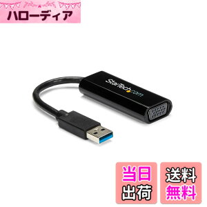 �y���������zStarTech.com USB 3.0 - VGA �f�B�X�v���C�A�_�v�^ �X�����^�C�v USB�O���t�B�b�N�A�_�v�^ 1920x1200 USB32VGAES