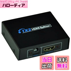 �y���������z1����2�o�� HDMI���z�� 1x2 HDMI�X�v���b�^�[ 2���HDMI���ڋ@��ɏo�͉\ �t���n�C�r�W���� 3D �Ή� 1.4ver