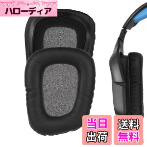 �y���������zGeekria �C���[�p�b�h�݊��� �p�b�h ���W�N�[�� Logitech G930, G430, G432, G332, G35, F450 �w�b�h�z���ɑΉ� �C���p�b�h/�C���[�N�b�V����/�C���[�J�b�v (�v���e�C�����U�[/�u���b�N)