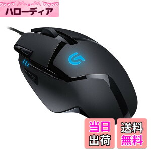 �y���������zLogicool G �Q�[�~���O�}�E�X G402 �L�� �Q�[�~���O �}�E�X USB �ڑ� FPS �Q�[������ 4�i�KDPI�؂�ւ� 8�v���O�����{�^�� �u���b�N PC windows mac �������K�i �y �t�@�C�i���t�@���^�W�[