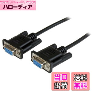 �y���������zStarTech.com 1m RS232C�V���A���N���X/�k�����f���P�[�u�� ���X(DB-9/D-Sub9�s��) �] ���X(DB-9/D-Sub9�s��) �u���b�N SCNM9FF1MBK