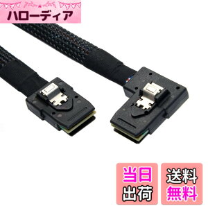 �y���������zChenyang Ultra Slim Flat Left Angled 90�x Mini SAS 36pin SFF-8087 - 8087 �f�[�^���C�h�P�[�u�� 80cm