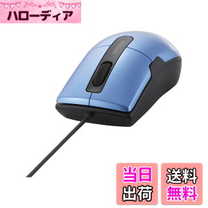 �y���������z�o�b�t�@���[ BUFFALO �L��BlueLED�}�E�X �É�/3�{�^��/M�T�C�Y �u���[ BSMBU26SMBL