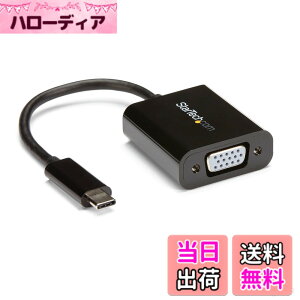�y���������zStarTech.com USB-C - VGA �f�B�X�v���C�ϊ��A�_�v�^�[�^1920x1200�i1080p�j�^DP Alt���[�h�^Thunderbolt 3�Ή��^USB Type-C�p�\�R������VGA���j�^�[ �v���W�F�N�^�[�ւ̕ϊ��R�l�N�^�[ CDP2VGA