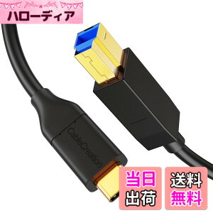 �y���������zUSB C to USB,CableCreation USB 3.1 GEN2 Type C (USB-C) to USB 3.0 B �I�X �P�[�u�� C B�ϊ��P�[�u�� USB C USB B �ϊ��P�[�u�� USB 3.1 Gen 1 Type C USB 3.0 Type B �ϊ��P�[�u�� �v�����^�Ή� �u���b�N/1.2m