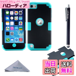 �y���������zWisdompro iPod Touch 7 �P�[�X iPod Touch 6/5 �P�[�X �Ռ��z�� �O�d�\�� �S�ʕی� �\�t�g�V���R���{�n�[�hPC ���h�~ �A�C�|�b�g�^�b�` ��7/6/5����Ή� (�O���[���{�u���b�N)