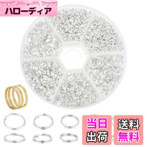 �y���������zPH PandaHall 6��Z�b�g �S�� ��d�ۃJ�� 4-10mm �����O �}���J�� �ۊ� �w�т� ����Z�b�g ��b�p�[�c �W���G���[ DIY�p ��|�p�i �N���t�g�p�i �A�N�Z�T���[�p�[�c �n���h���C�h �u