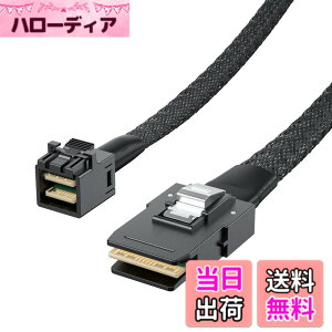 �y���������z10Gtek SFF-8643 to SFF-8087 ���� Mini SAS HD �P�[�u���ARAID �R���g���[���[ �n�[�h �h���C�u�Ή��A100 �I�[���A0.5 m (1.6 �t�B�[�g)�A2�{����