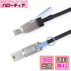 �y���������z10Gtek �O�� Mini SAS HD SFF-8644 to Mini SAS SFF-8088 �n�C�u���b�h �P�[�u�� 2���[�g��
