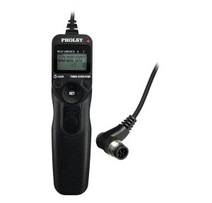 �y���������zPHOLSY N8 �^�C�}�[ �����[�g�R���g���[���[ �C���^�[�o�� �o���u �P�[�u�������[�Y Nikon �p Z8, Z9, D3, D4, D4s, D5, D6, D800, D850, D810, D700, D500, D300, D200, F6, F100, F5, F90, N90s, D1X, D2H, D3X