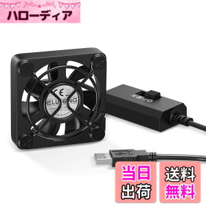 �y���������zELUTENG ���^�t�@�� 4cm �É� USB��@ ���^ ���ʒ��߉� ������ 5V USB �t�@�� ��p ���N�[���[ 7���H�� PC ��p �ȃG�l �p�\�R�� PS4 PS3 �Q�[���@ ���[�^�[ TV Box �N�[�����O�ɑΉ�