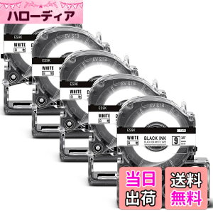 �y���������z5�� 9mm ���n������ ES9K �e�[�v�J�[�g���b�W �ƌ݊����̂��� �e�v�� �e�[�v �� ������ (SS9K) �L���O�W�� Kingjim tepra �e�v��pro ���x�����C�^�[�p sr150 sr170 sr750 sr5900p 8M Asprinte