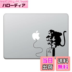 �y���������z�J�C���h�X�g�A MacBook Air/Pro 11 / 13�C���` �}�b�N�u�b�N �X�e�b�J�[ �V�[�� �o���N�V�[ �����L�[ �{�� Banksy Monkey Bomb 13�C���` �u���b�N M425-13-B
