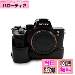 �y���������zkinokoo �\�j�[ A9/A7R III (A7R3)/A73 ��p�J�����P�[�X �{�f�B�P�[�X �o�b�e���[�����\ �O�r�l�W���t�� (�u���b�N)