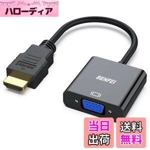 �y���������zBENFEI HDMI-VGA(D-SUB)�ϊ��A�_�v�^ hdmi �ϊ� (�I�X���烁�X�A�t�����ɔ�Ή�) 1080p�t��HD �R���s���[�^�[�A�f�X�N�g�b�v�A�m�[�g�p�\�R���APC�A���j�^�[�A�v���W�F�N�^�[�AHDTV�AChrome
