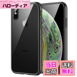 �y���������zJETech iPhonexs/iPhonex �P�[�X (5.8�C���`��piPhone X/Xs) ���΂݂Ȃ� �Ռ��z�� �o���p�[�J�o�[ �����h�~ �N���A�o�b�N (�u���b�N)