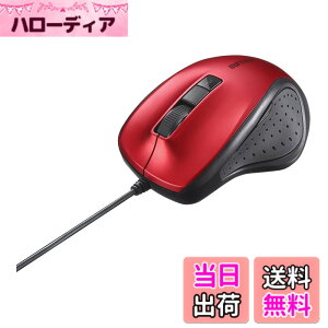 �y���������z�o�b�t�@���[ BUFFALO �L�� BlueLED �É� 5�{�^���}�E�X ���b�h BSMBU308RD