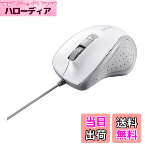 �y���������z�o�b�t�@���[ BUFFALO �L�� BlueLED �É� 5�{�^���}�E�X �z���C�g BSMBU308WH