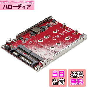 �y���������zStarTech.com 2�X���b�gM.2 - SATA�A�_�v�^ 2.5�C���`�h���C�u�x�C�Ή� RAID 2x M.2 NGFF SSD�A�_�v�^ SATA 3.0(6Gbps) S322M225R