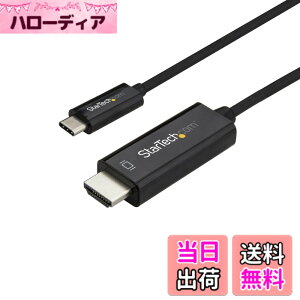 �y���������zStarTech.com USB-C - HDMI�P�[�u�� 2m 4K/60Hz �u���b�N CDP2HD2MBNL