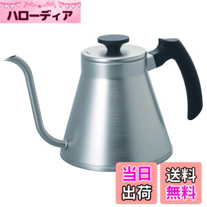 �y���������zHARIO(�n���I) V60�h���b�v�P�g���E�t�B�b�g �K�X�΁EIH�Ή� ���p800ml �V���o�[ ���{�� �v���[���g �M�t�g ���蕨 VKF-120-HSV