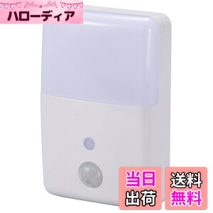 �y���������zOHM LED�i�C�g���C�g ���Ðl���Z���T�[�� ��铔 NIT-ALA6MJM-WN 06-0636