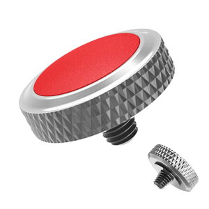 �y���������z�\�t�g�����[�Y �V���b�^�[�{�^�� �O���[ + ���b�h Fuji X-T30 III X half X-E5 GFX100RF X-M5 X-T50 X100VI X100V X-T5 X-T4 XT4 X-T30 X-T20 X-T3 X-T10 X-Pro2 X-E3 X100F X100T X100S Olympus OM-1 �\�j�[ RX10 IV III II RX1R