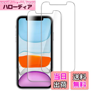 �y���������zJETech iPhone11/iPhoneXR�����K���X�t���ی�t�B���� 6.1�C���`iPhone 11/XR�p2���Z�b�g
