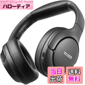 �y���������zTOZO HT2 ���C�����X�w�b�h�z�� Hi-Res Audio(�L���n�C���]) 40mm �_�C�i�~�b�N�h���C�o ���^ �܂��ݎ� �y�� Bluetooth5.3 ���� Type-C & AUX�L���ڑ� �ő�38dB�̃m�C�Y��ጸ�m�C�Y�L����