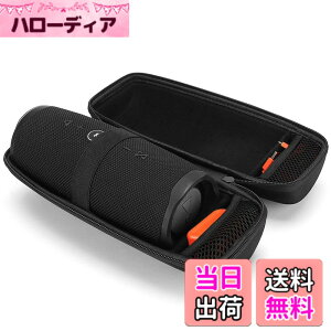 �y���������zProCase JBL Charge 5/Charge 4 EVA �n�[�h �P�[�X �ϏՌ� ���s ���[ �L�������O �|�[�` �ی� �o�b�O JBL Charge 4 �h�� ���C�����X �X�s�[�J�[ -�u���b�N