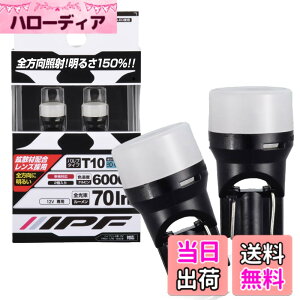 �y���������zIPF �|�W�V���������v LED �ԗp T10 70lm 6000K �z���C�g 12V�p 2�{�� �Ԍ��Ή� �g�U�ޔz�������Y�̗p ���{�� 104W