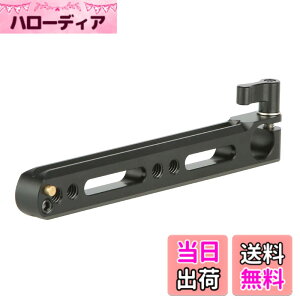�y���������zNICEYRIG �_�u�� NATO���[�� ��d�i�b�g���[�� �X���C�_�[���[�� 15mm���b�h�N�����v�t�� 1/4�l�W���t�� ����150mm �A���~�j�E�������� DSLR�����B�e��ރA�N�Z�A�� DSLR���O -298