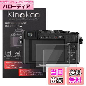 �y���������zkinokoo �t���ی�t�B���� Panasonic �f�W�^���J���� Lumix DC-LX100M2/DC-LX100 II/DMC-LX100/DC-TZ99��p 2���Z�b�g �d�x9H �����ߗ� �ώw�� �C�A���� �����K���X ����0.3mm�W���N���X�t��(DC-LX100M2/L