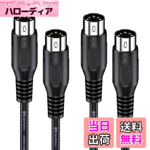 �y���������zCable Matters 2�{�Z�b�g MIDI�P�[�u�� - 1.8m�A5�s��DIN �I�X-�I�X�AMIDI �P�[�u���A�L�[�{�[�h�E�V���Z�T�C�U�[�E�d�q�h�����E�d�q�s�A�m�E�I�[�f�B�I�C���^�[�t�F�[�X�Ή�