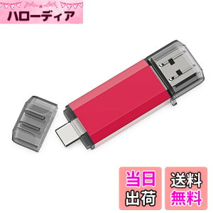 �y���������zRAOYI TypeC USB������ 64GB USB3.0 �^�C�vC�t���b�V���h���C�u 2in1 �����f���A���t���b�V���f�B�X�N�iTypeC+USB3.0�j OTG �L���b�v�� (��)