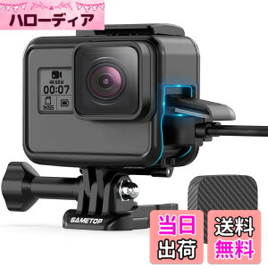 �y���������zSametop GoPro Hero 7/ 6/ 5/ Hero (2018)�J�����ɓK�p gopro�ی�t���[���P�[�X �n�E�W���O �����Y�J�o�[�t�� �S�� ���T�C�Y
