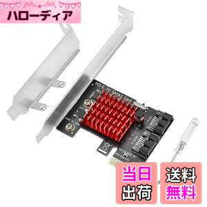 �y���������zELUTENG SATA ���݃{�[�h 6Gbps���x pcie sata ���� 2�|�[�g sata ���� �g���J�[�h PCI Express x1 X4 X8 X16�p ��^/���^�V���[�V���g�p�ł� Windows10/8/7/Vista�ȂǑΉ� SATA expansion board 2ports