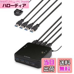 �y���������z�G���R�� USB�ؑ֊� PC��4�|�[�g USB3.0��4�|�[�g �茳�X�C�b�` �u���b�N U3SW-T4