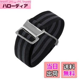 �y���������z[Onthelevel] ���v�o���h 18mm 20mm 22mm���vNato�x���g, 60�N�� �t�����X�R �p���V���[�g�o�b�O NATO�^�C�v �e�� �i�C�����X�g���b�v (22mm, �u���b�N�O���[�O���[)