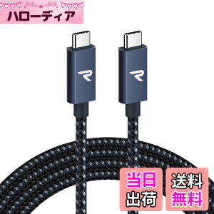 �y���������zRAMPOW USB-C & USB-C �P�[�u���y100W PD�Ή�/USB 3.2 Gen 2x2-20Gbps�f�[�^�]���zPD3.0/QC3.0�������[�d 4K/60Hz �f���o�͑Ή� �����ϋv type-c�P�[�u�� iPhone17/Air/16/16e/15 �[�d MacBook Pro/iPad Pro/Google Pixe